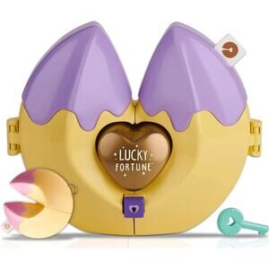 WowWee Lucky Fortune Cookie Shaped Collector's Case Jewelry Lockbox Storage Safe